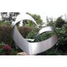Buy cheap Simple Design Stainless Steel Outdoor Sculpture , Brushed Modern Metal Outdoor from wholesalers