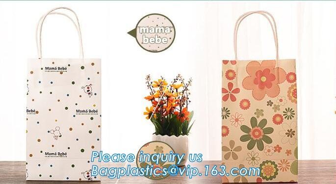 Cheap Customized Pink Printed Paper Shopping Bag For Clothing and Gift,Recycled Luxury Paper Bags & Retail Carrier Bags