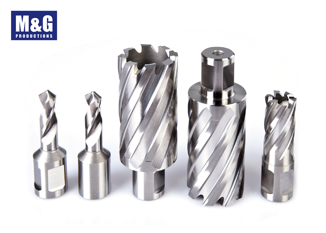 HSS , HSS Cobalt Annular cutter & Twist drill with Annular Cutter Double Weldon Shank (For drilling under 12mm holes