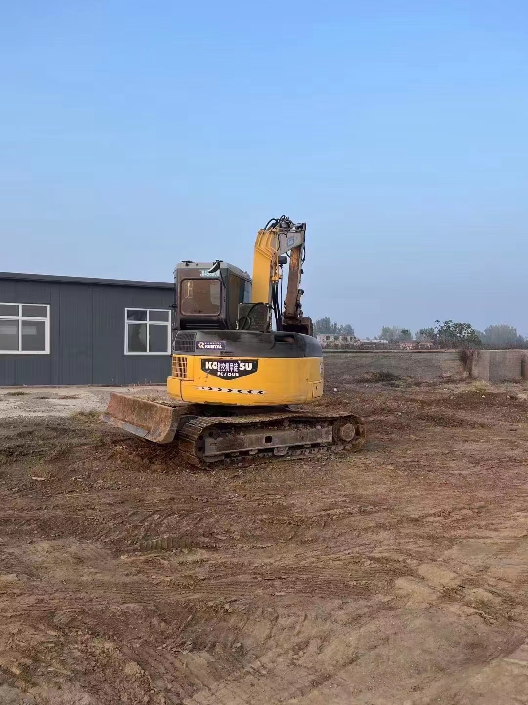 Good Condition Used Komatsu PC78 Excavator Fuel- Durable Second-Hand Mini Excavator