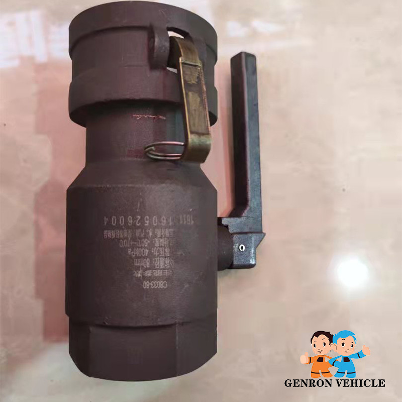 Discharge Valve Truck Trailer Spare Parts European Design 3'' API Adaptor Valve
