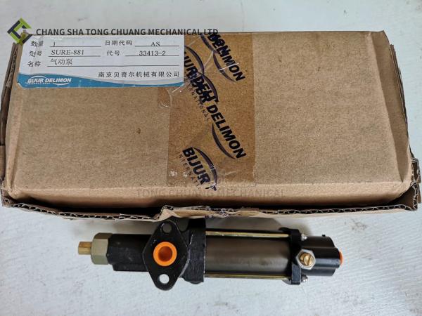 Pneumatic Lubrication Pump Head Zoomlion Concrete Pump Hopper Mechanism 33413-3