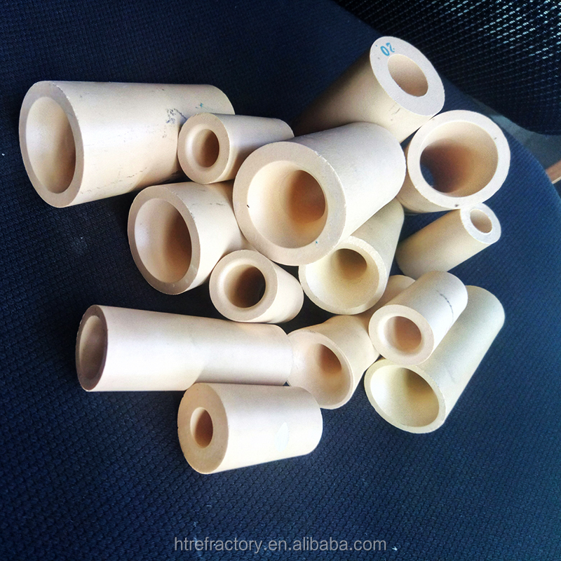 Refractory Zirconia Tundish Nozzle with High Grade Specification and Less MgO Content