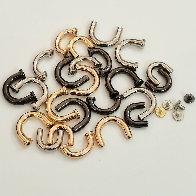 Eco D Rings Screw In Shackle Belt Buckle Garments Leather Craft OEM