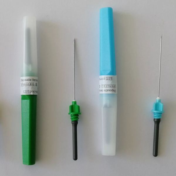 Quality Blue Steriled Pen Type Blood Collection Needle 23G For Multiple Samples for sale