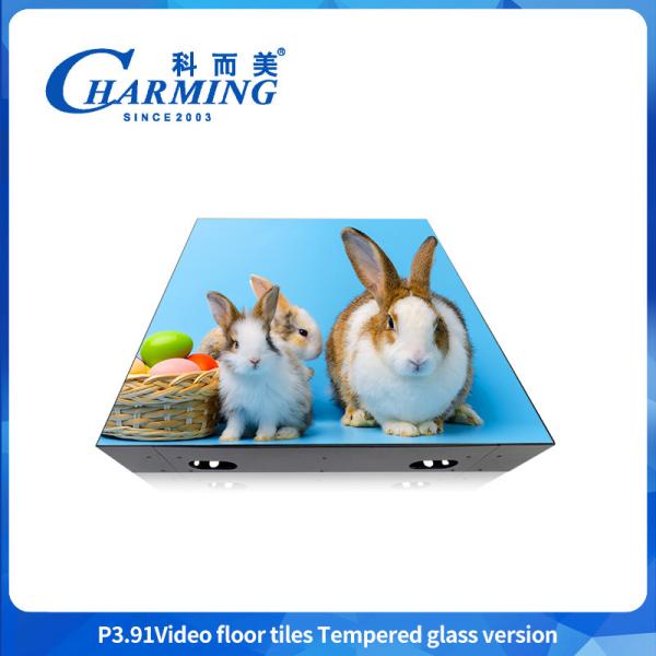 2025 Wholesale P3.91 Led 3d Dance Floor Transparent Glass Floor Dance Led
