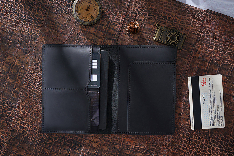 Low MOQ Mix Models Popular Men's Wallet Real Leather Bifold Wallet Customized