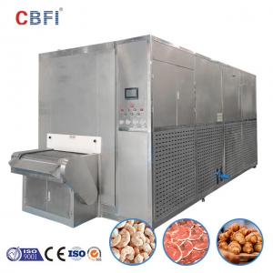  Quick Frozen Blast Freezer Machine French Fries Tunnel Iqf Freezer Manufactures