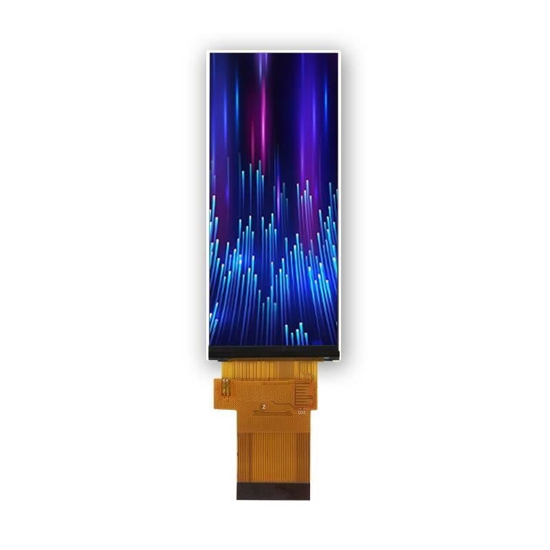 3.5 Inch Bar Type TFT Display, 340x800 Resolution, 40 Pins 3SPI+RGB Interface 300cd/M2