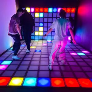 Interactive Activate Game Led Dance Floor 30x30cm Led Dance Floor Light Tiles
