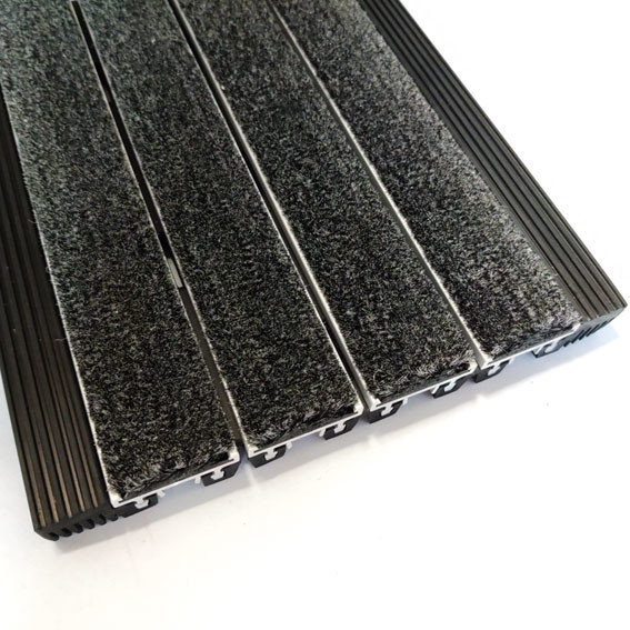 CE Commercial Aluminum Walk Off Mat High Traffic Entrance Mats 1.5mm Thick