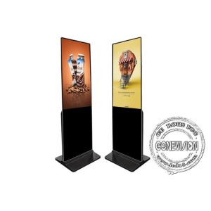 Slim Thin Touch Screen Digital Signage Wifi Android System Metal Case Interactiv