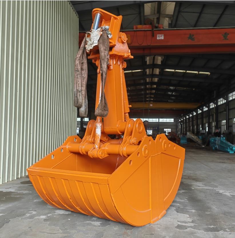 Custom Clamshell Bucket For CAT320D PC200 Teledipper With Clamshell
