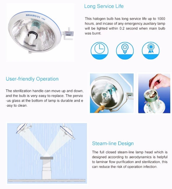 ZF700/700 Ceiling Type Dental Medical Surgery Examination Operating Lights