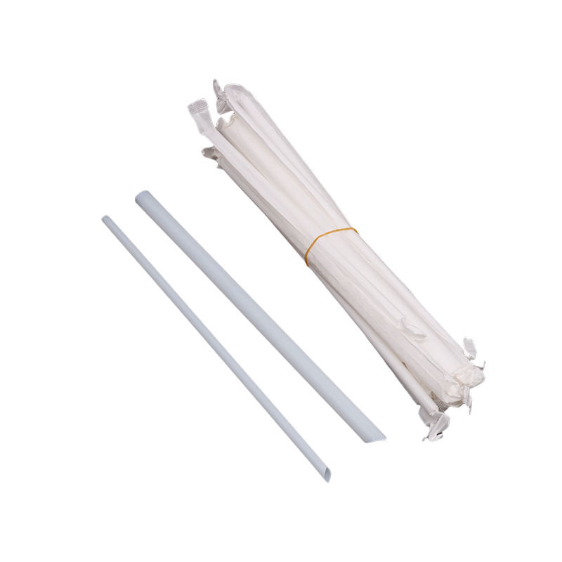 PLA Drink And Milk Tea Straws Disposable 6*230