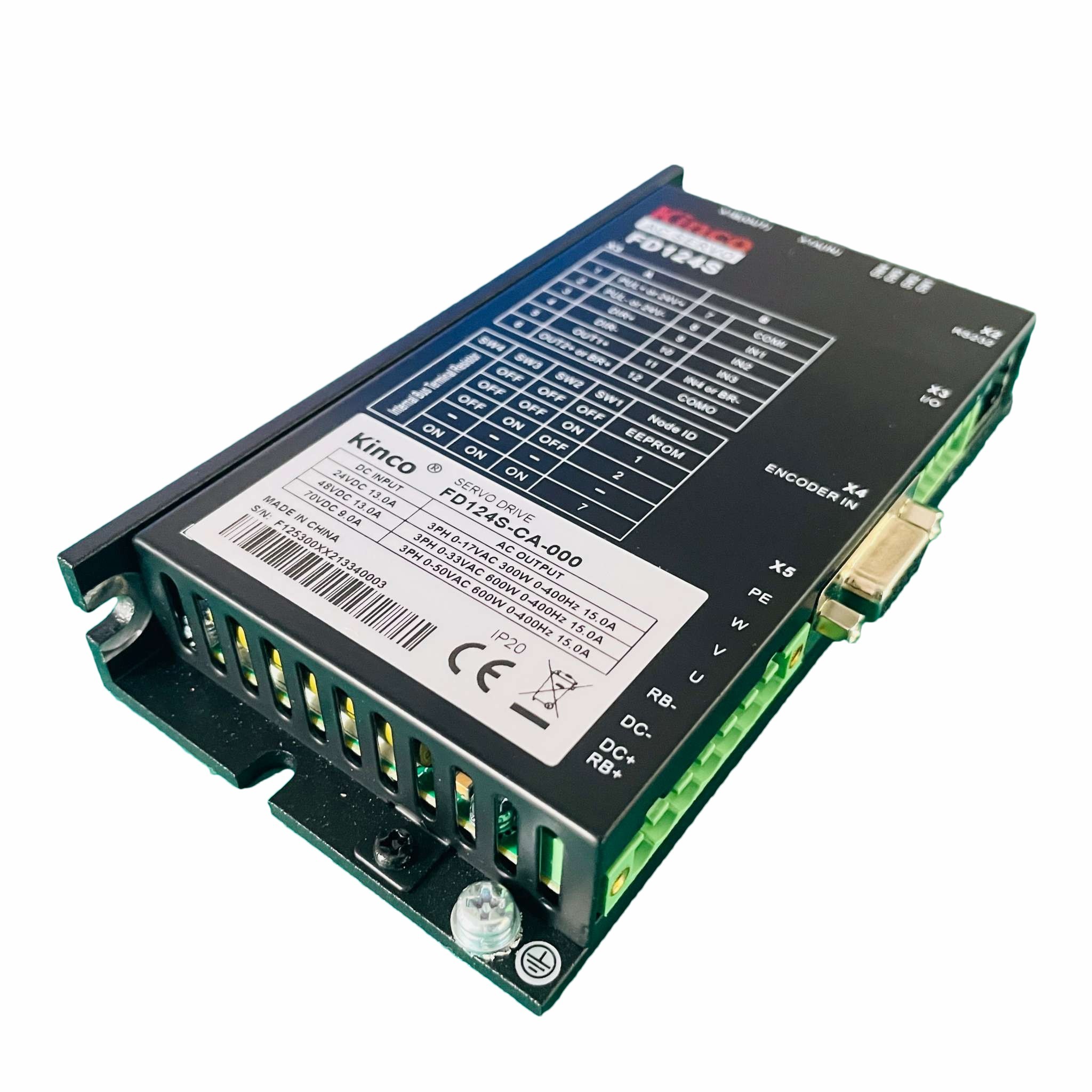 RS485 Servo Motor Driver AGV 48V DC Servo Motor Drive 400W