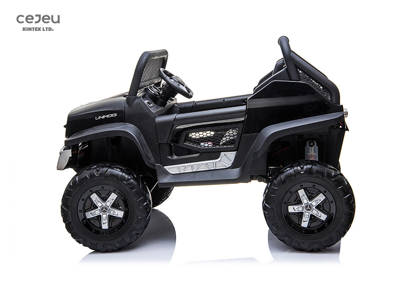 LED Lights Mercedes Benz Unimog Ride On 2 Seater With EVA Tire