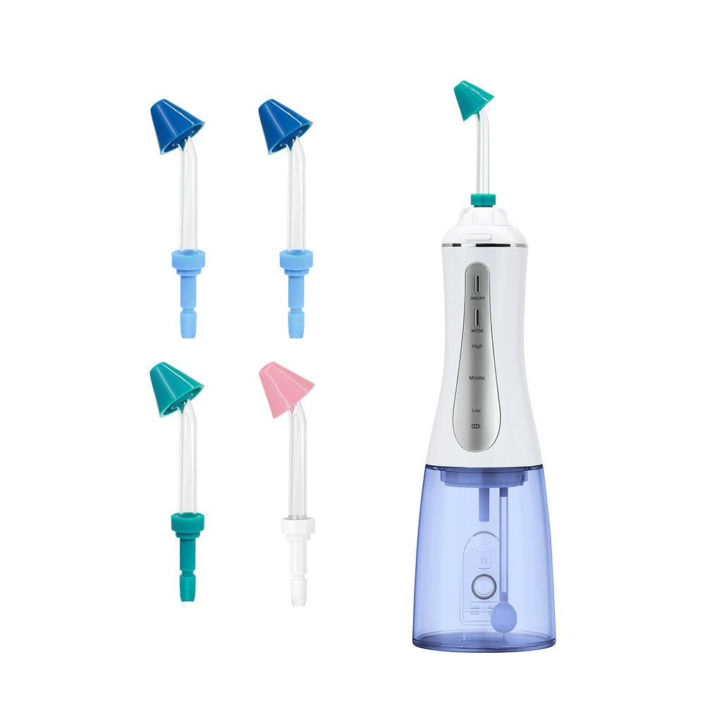 30-100PSI Antiskid Electric Nasal Irrigator Neti Pot Waterproof 350ml