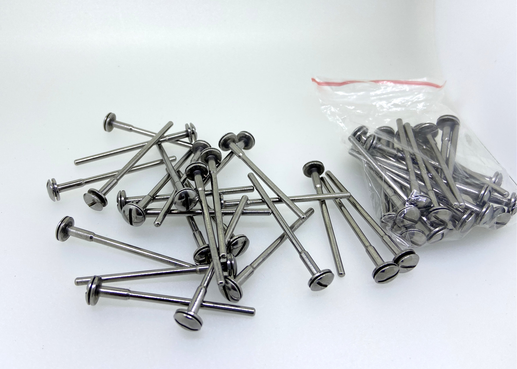 8.0mm Dental Diamond Strips Big Head Reinforced Stainless Steel Mandrels