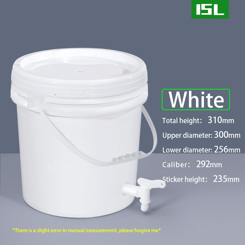 Food Grade Drink Dispenser 5 Gallon Plastic Bucket With Handle And Lids Customrized Logo