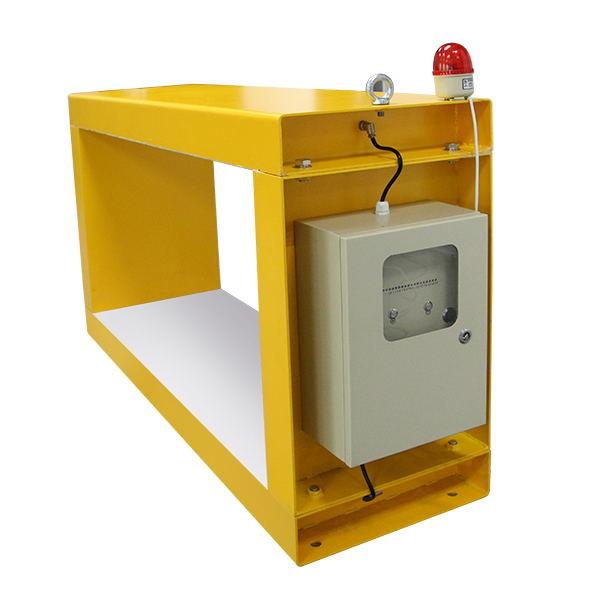 Yellow Food Grade Metal Detector For Slag Processing , Building Material