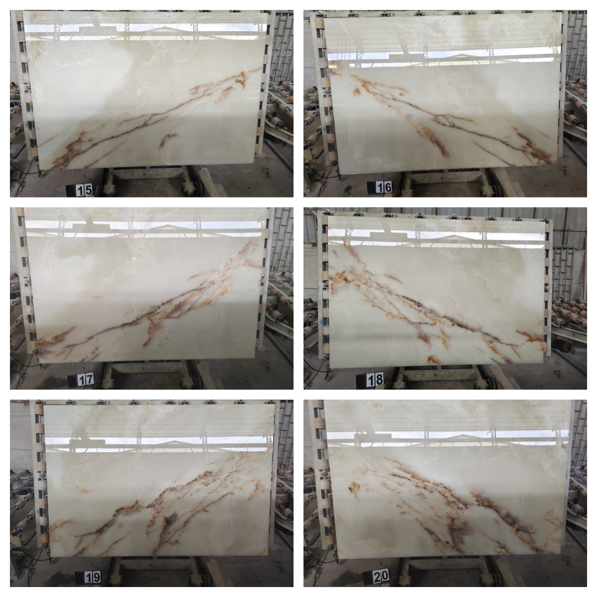 Brothers Stone White Onyx Steps Marble Stone Staircase for Indoor Onyx Marble Stairs