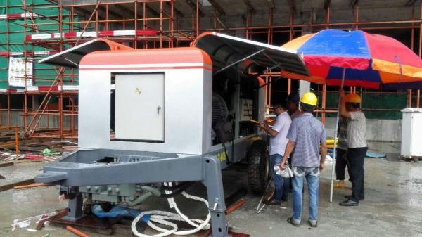 High Performance Stationary Concrete Pump Oil Absorption And Oil Return