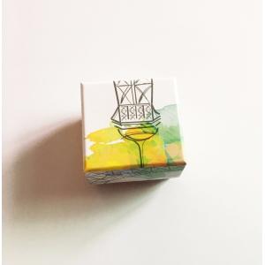 2 Pcs Macaron Printing Paper Gift Box Packing Macarrons Display With Inner Tray