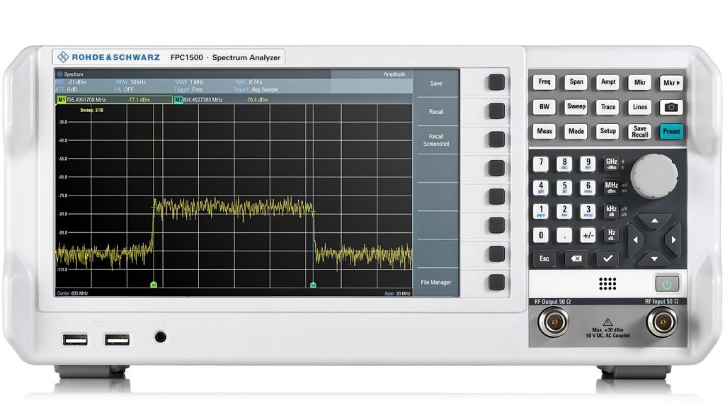 FPC1000 Signal Spectrum analyzer Rohde & Schwarz FPC1500 5 kHz to 1 GHz