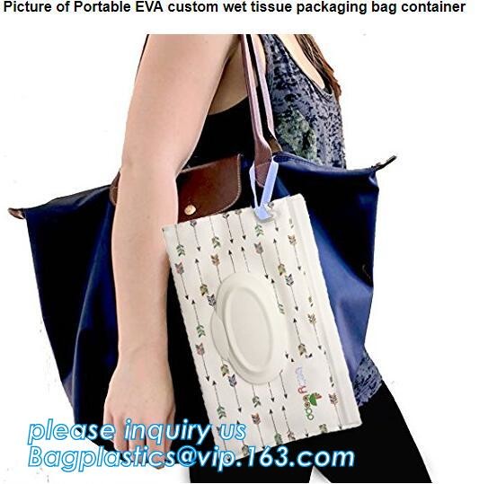 Plastic Bag OEM Custom PVC Loop Handle Image Printed Plastic Shopping Bag,Promotional Clear Waterproof Plastic Cosmetic