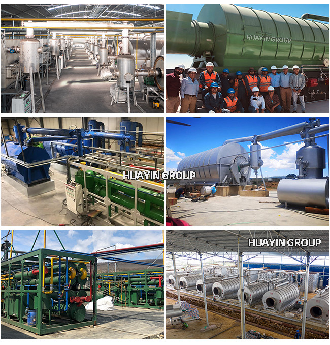 15T Per Day Waste Tire Pyrolysis Plant To Fuel Oil And Diesel Layout Design