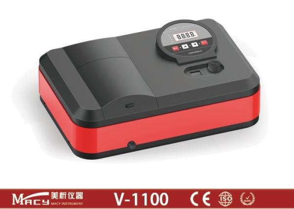 Digital Display Visible Light Spectrophotometer Single Chip Microcompurter