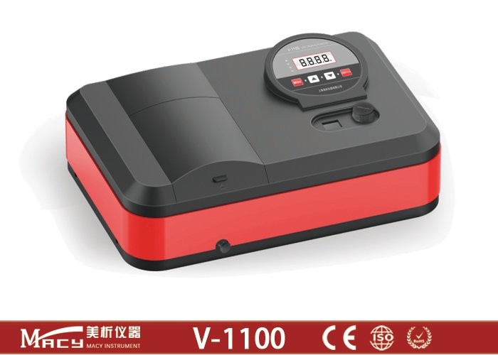 Digital Display V-1100 Spectrometer Lab Auto Zero