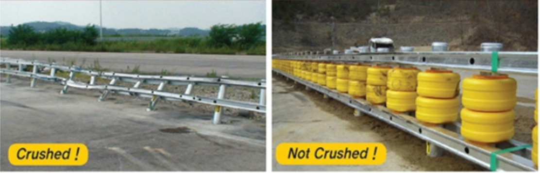 Galvanized Powder Coated Safebuild Roadway Traffic Barrier Safety Roller Crash Barrier