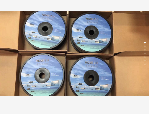 Fiber optical HDMI cable flat cable with chip 1.4V 1080P 18.0Gbs 60M/70M/80M/90M/100M hdtv cable