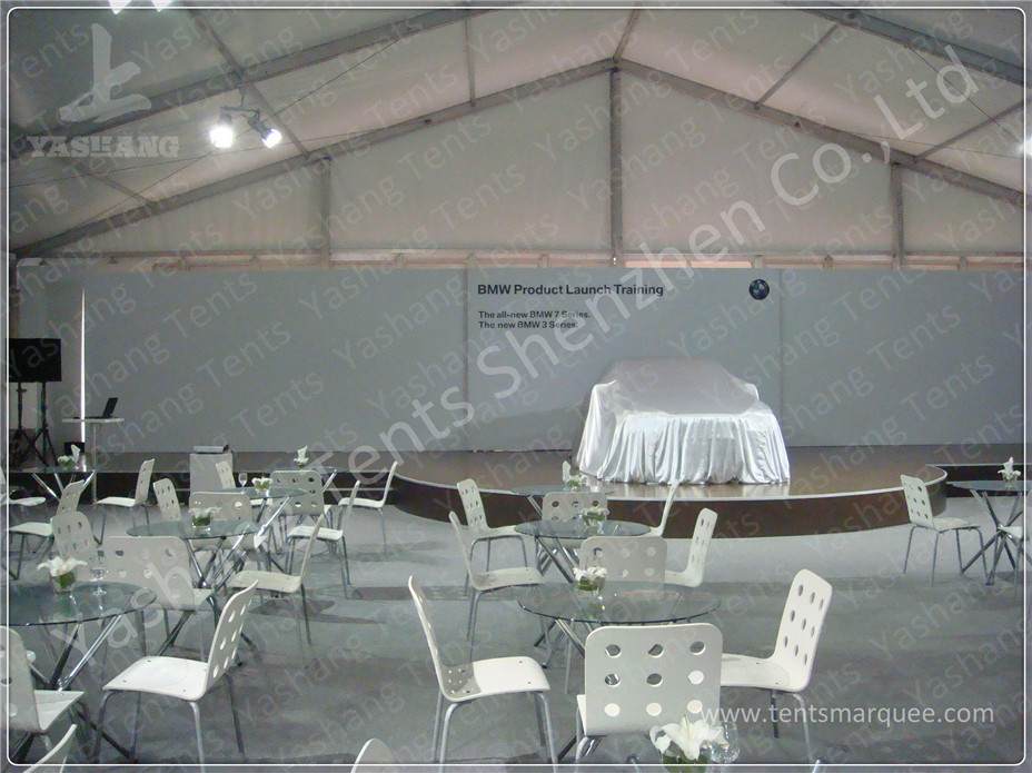 Professional Sturdy Large Outdoor Event Tent Rentals for New Product Launch Training