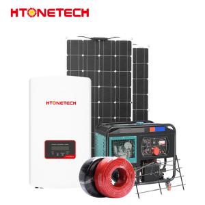 Mini Panel Solar Hybrid Power Systems with IP65 Junction Box