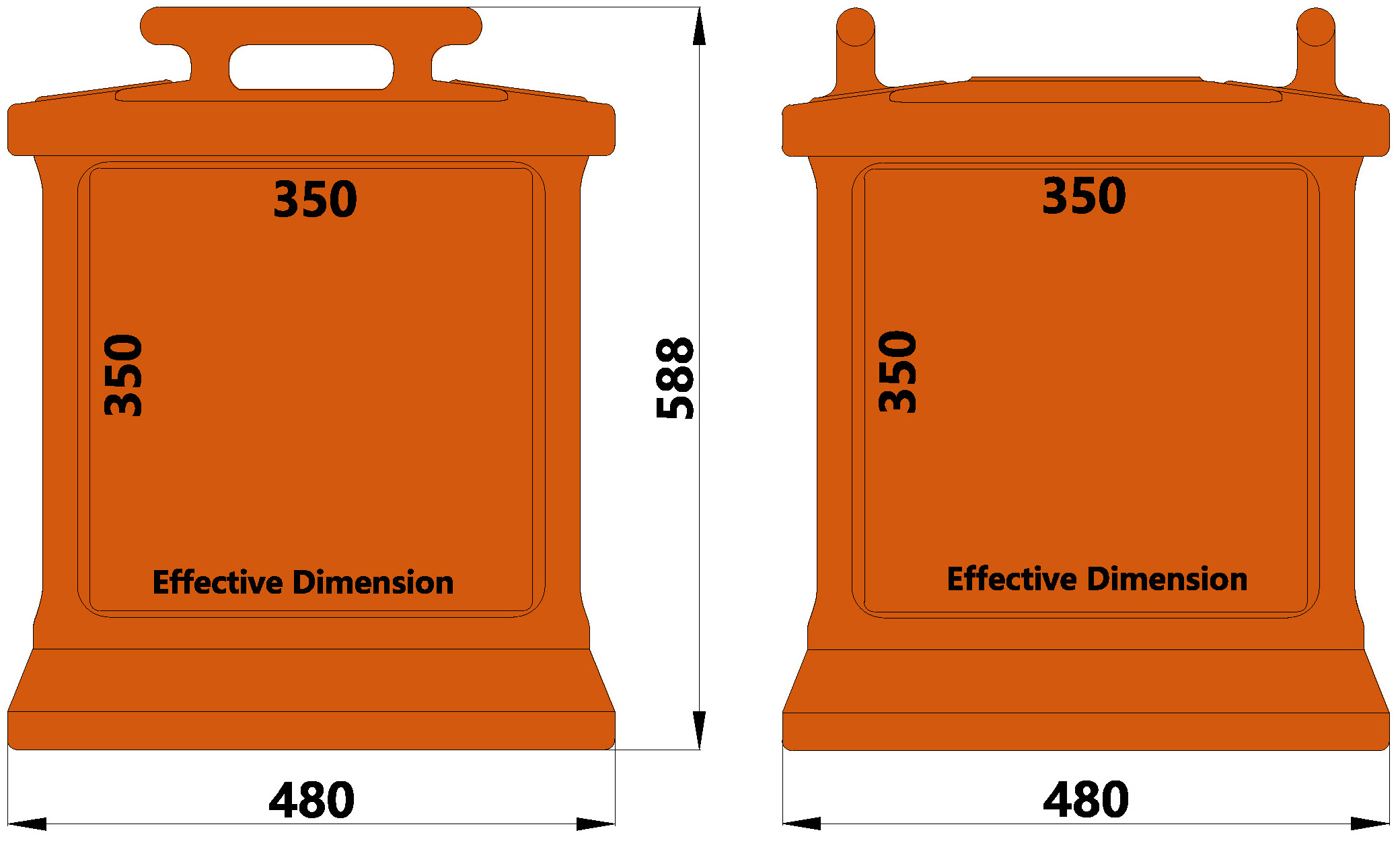 Syntax MK2N 5P 63A Portable Distribution Box PE Material With 16Amp Mechanical Interlocked & Switched CEE Sockets