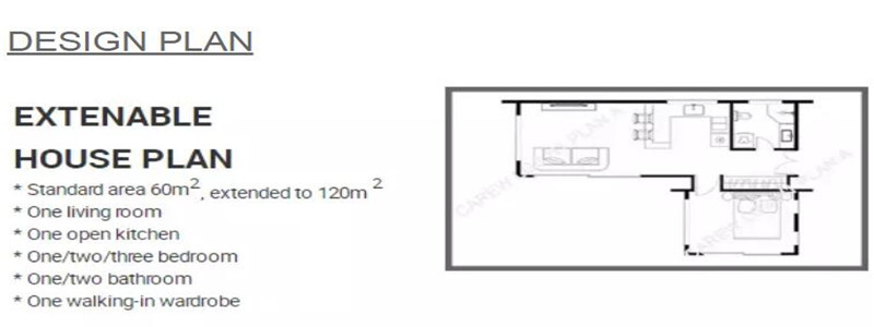 Durable Tiny Modular Cabins Prefab Light Steel Framing Holiday Living