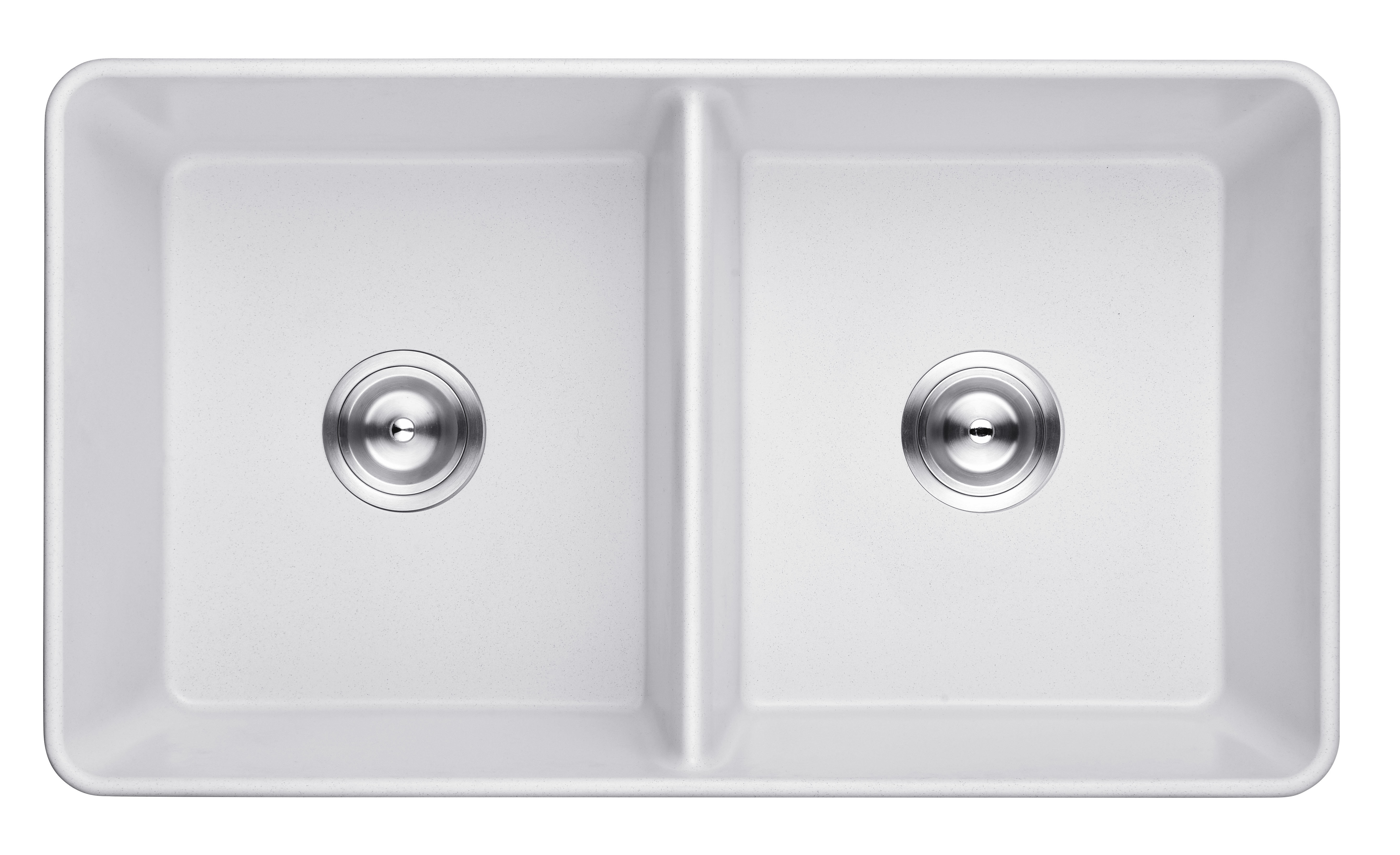 33 Inch Double Bowl Farmhouse Kitchen Sink/Composite Granite Sink