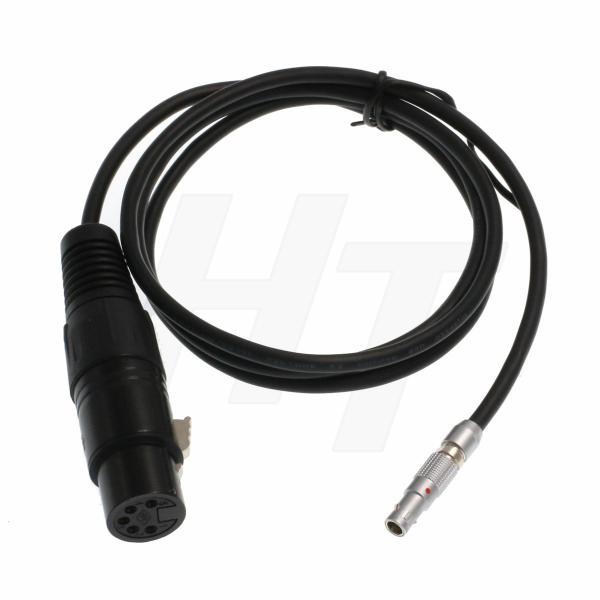 Amplifier XLR 5 Pin Female to 00B 5 Pin Audio Input Cable for ARRI Alexa Mini