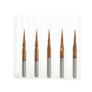 55 Degree Wolfram Steel CNC Router Bits Customizable OEM Spherical Milling