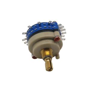 High Precision Continuous Rotary Switch 100ohm Multi Pole Rotary Switch