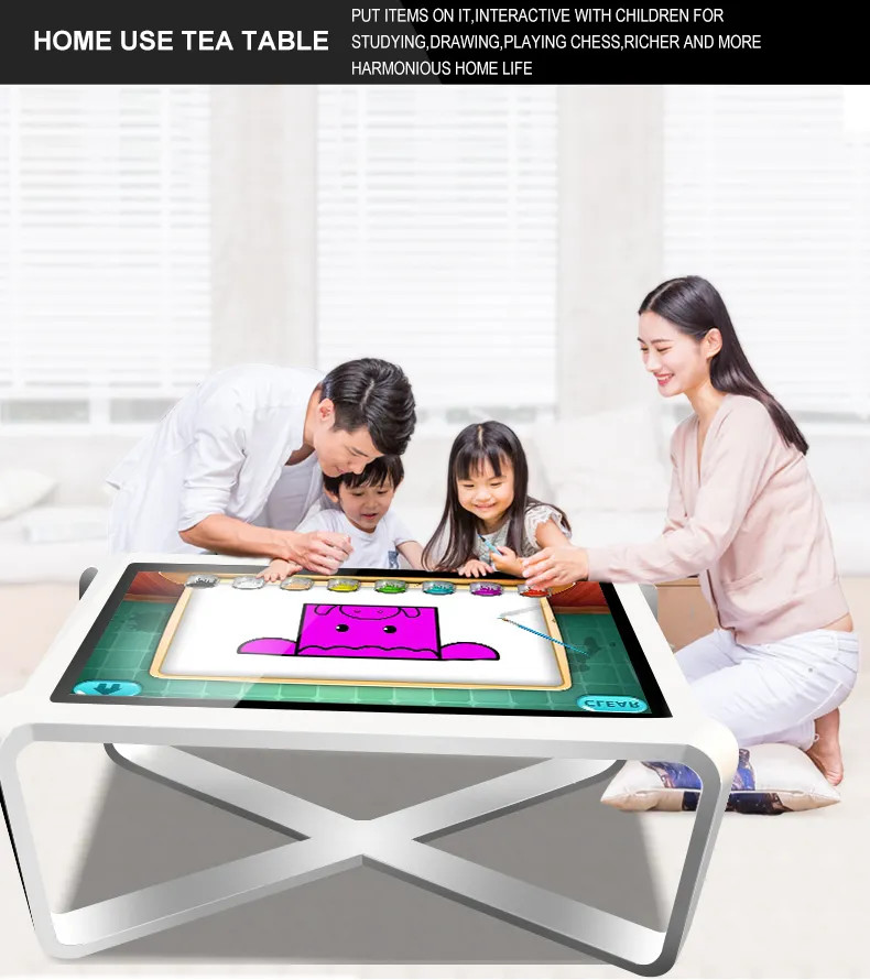 High Quality 49" Board Game Touch Table Self Service Kiosk With Good Price