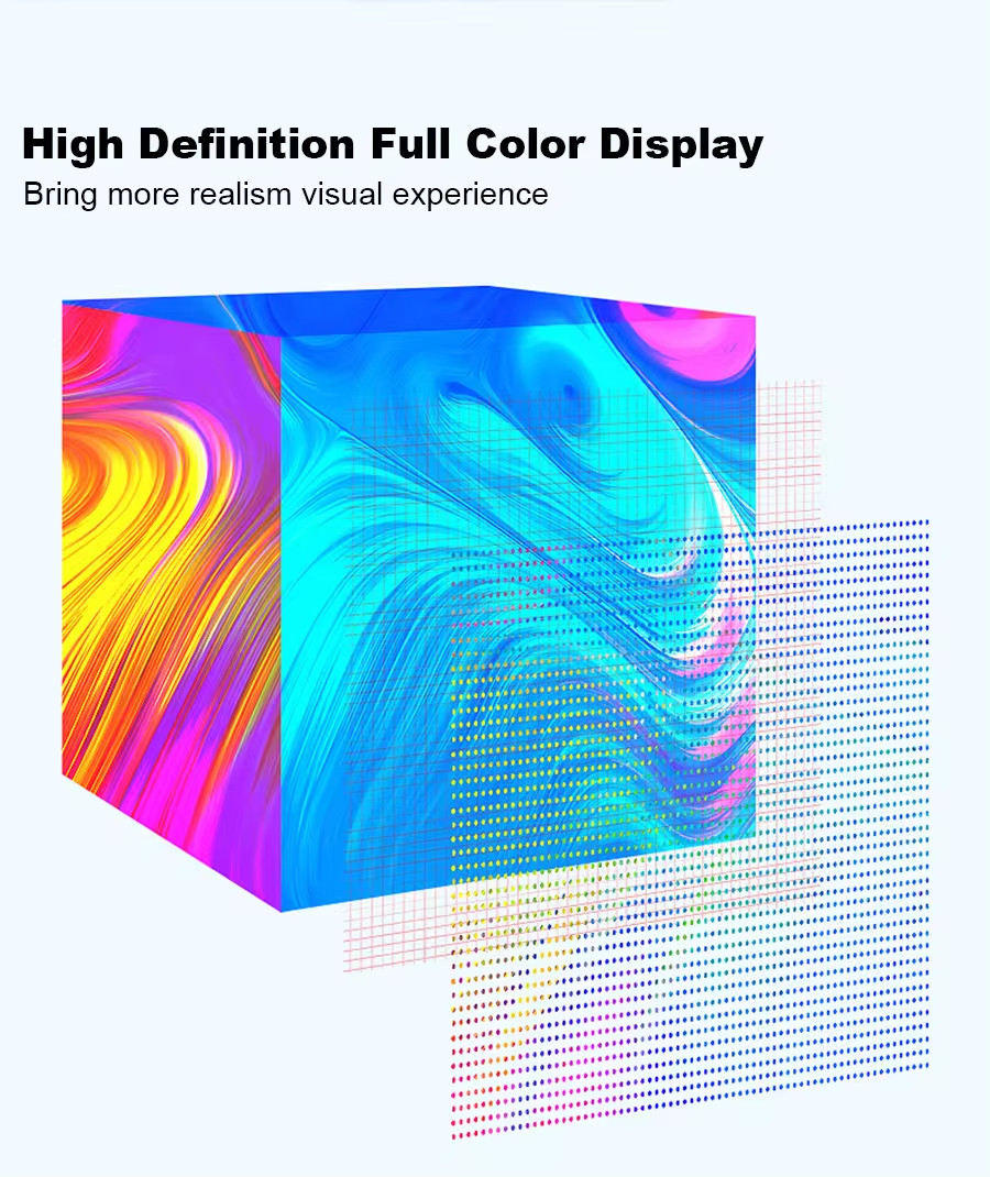 5 Sided P2.5 Outdoor Cube LED Display Screen Cube Video Wall For Exhibition Hall