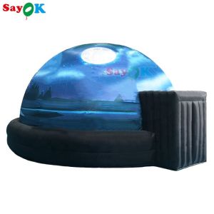 China Eco-friendly 15-95 People Capacity 4m to 10m Diameter Portable Projection Dome Inflatable Planetarium on sale