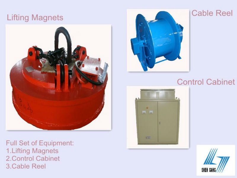 Constant Control Voltage Electric Lifting Magnets For Vertical Transport Handling