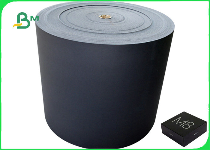  300gsm 350gsm FSC Black Card Paper For Phone Boxes High Strength