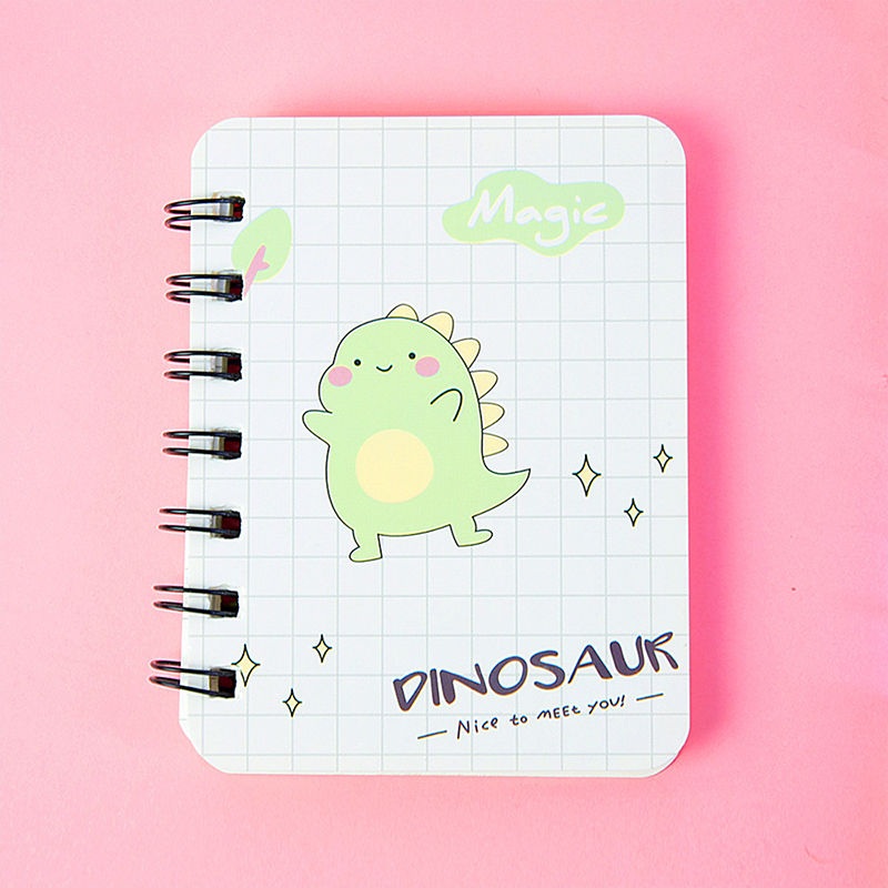 a7 Diary Journal Notebook spiral Cartoon Printed With 80 Sheets