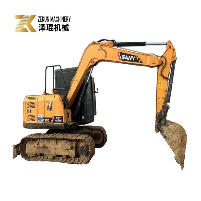 Used SANY 75C Excavator with 40.9kw Power and Low Hours For Sale